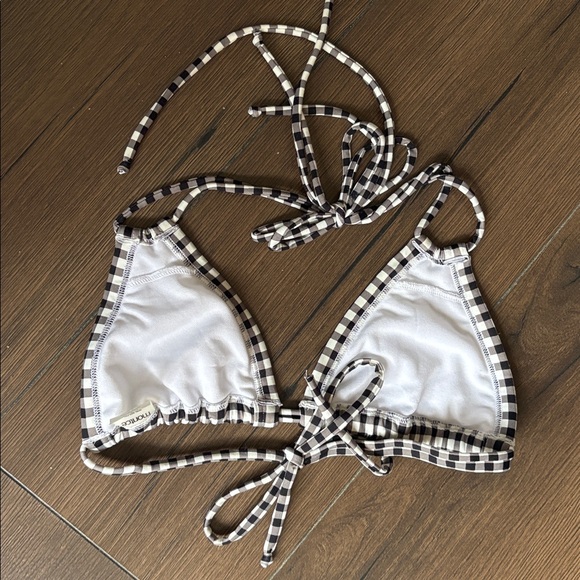 Montce Black and White Checkered Gingham Bikini Set - Picture 6 of 10